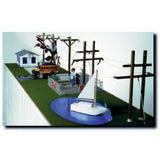 8 Foot Electrical Safety Model With Lake Scene (1511)
