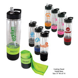 17 oz. Co-Poly Bottle With Cooling Towel (7200)