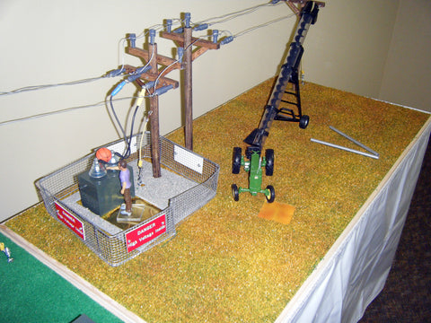 Power Town 8 Foot Model With Agriculture Scene (1512)