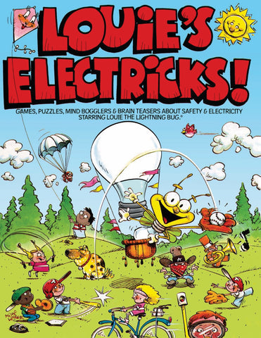 Louie's Electricks Activity Books WITH LOGO, case of 400 Books (3746)