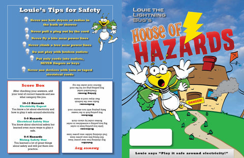 Louie's House of Hazards WITH LOGO, pack of 100 (4252)