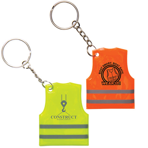 Safety Vest Reflective Key Ring (4790)