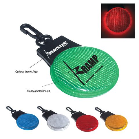 Reflective Safety Light with Swivel Clip (6765)