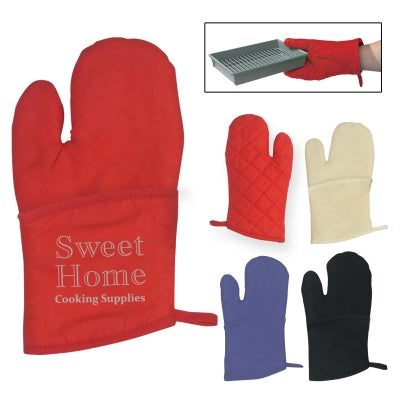 Quilted Cotton Canvas Oven Mitt (6810)