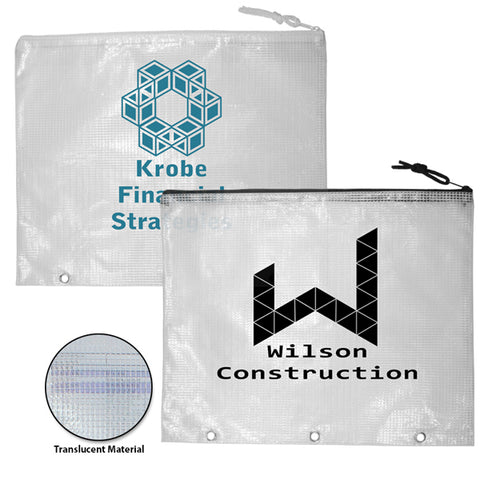 Large Document Pouch With Logo (7840)