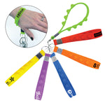 Push Pop Stress Reliever Wristband with Keyring (8520)