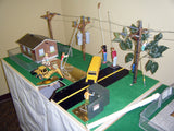 Power Town 8 Foot Model With Agriculture Scene (1512)