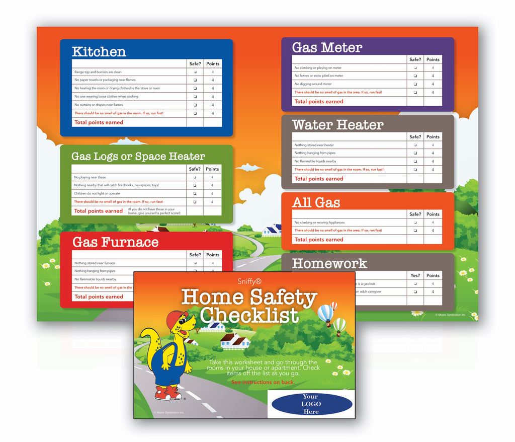 Gas leak safety checklist home