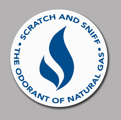 Natural Gas Scratch and Sniff Sticker, Roll of 1000 (4310)